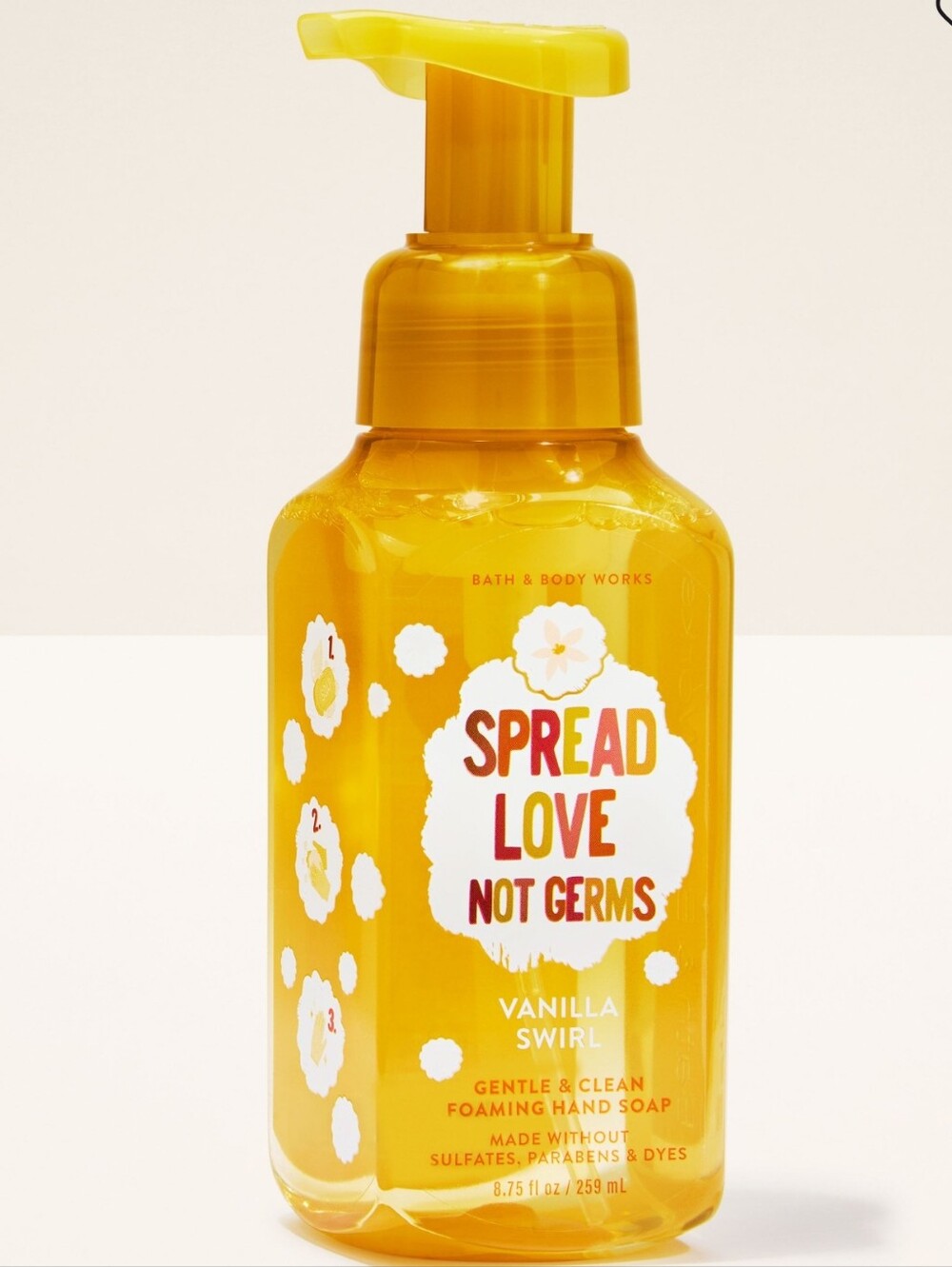 Bath & Body Works Vanilla Swirl Gentle Foaming Hand Soap 8oz NEW RARE